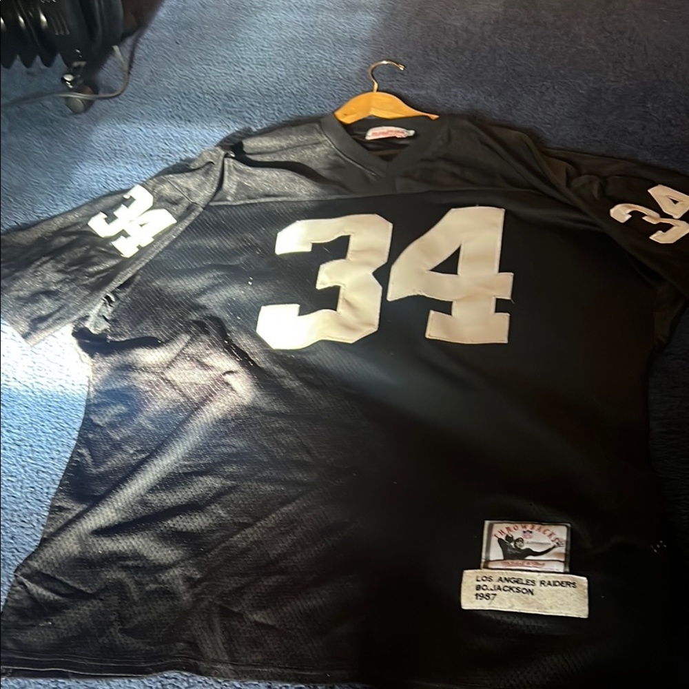 Black and White Jersey with Number 34